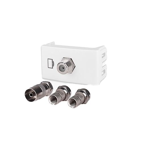 enchufe para señal de tv catv con adaptadores, kalop enchufe para señal de tv catv con adaptadores, kalop, modelo KL40295