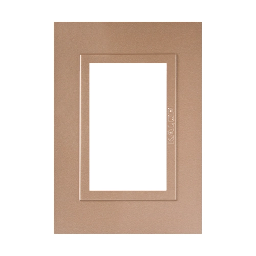 tapa zen metals, bronce, 3 modulos, kalop tapa zen metals, bronce, 3 modulos, kalop, modelo KS41533